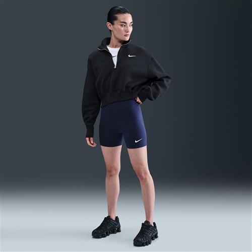 Nike Classic-cykelshorts med høj talje (13 cm) til kvinder - blå
