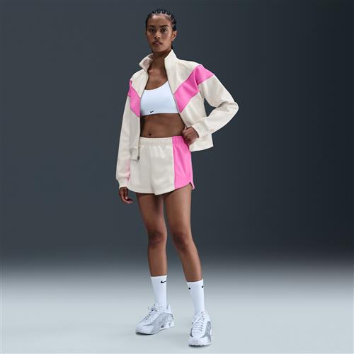 Nike Windrunner-shorts med mellemhøj talje til kvinder (5,1 cm) - hvid