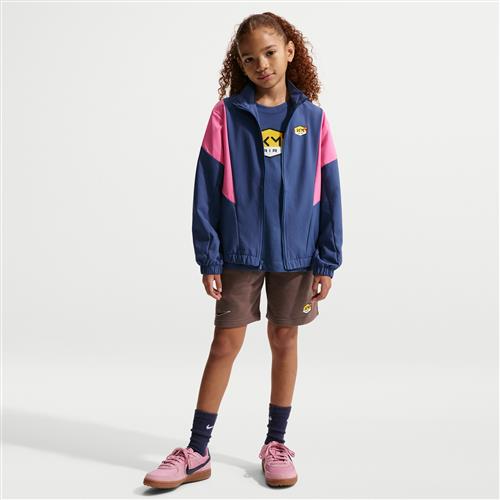 Kylian Mbappé Club Fleece Football-shorts til større børn - brun