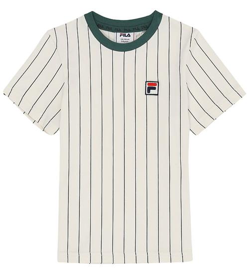 Fila T-shirt - Lubaco - Egret/ Black Striped