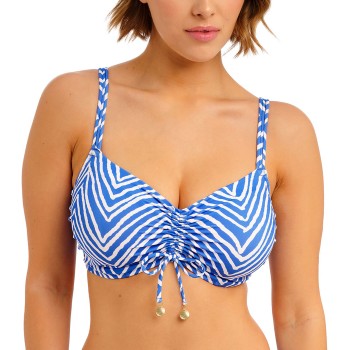 Freya Fiji Falls Bralette Bikini Top Hvid/Blå E 75 Dame