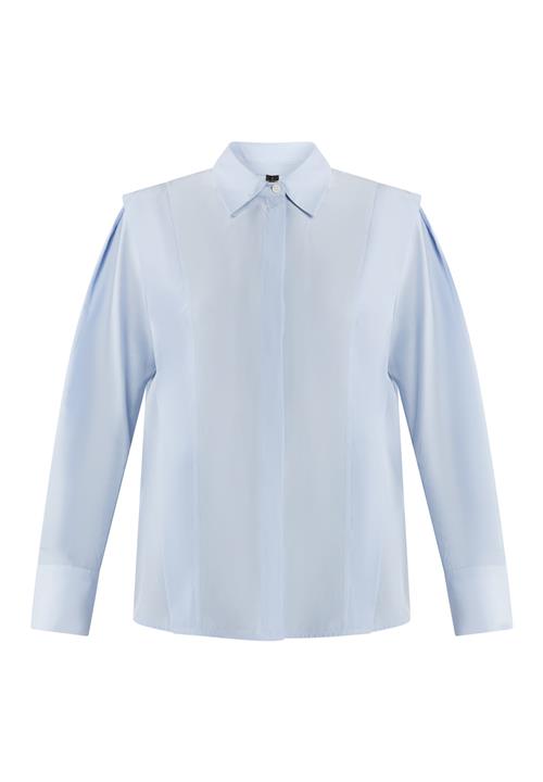 DreiMaster Klassik Bluse 'Colina'  lyseblå