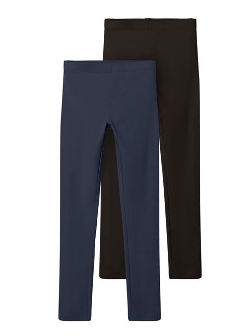 NAME IT Leggings 'NKFVivian'  natblå / sort
