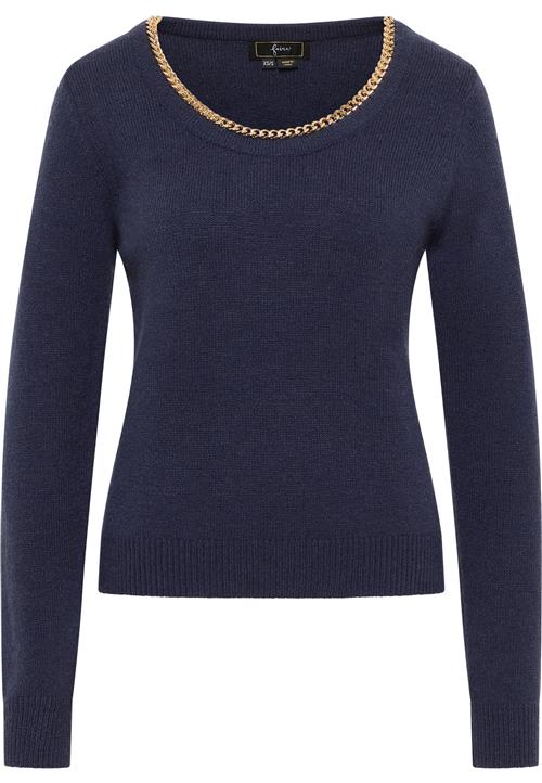 faina Pullover  marin / guld