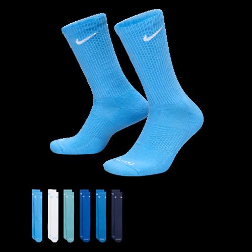Nike Everyday Plus Cushioned-crew-træningsstrømper (6 par) - multifarvet