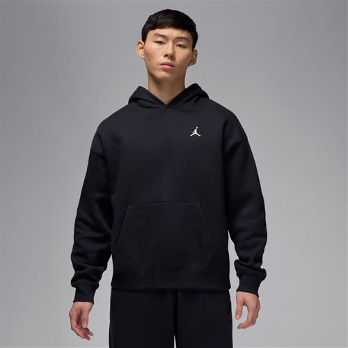 Oversized Jordan Brooklyn Fleece-hættetrøje til mænd - sort