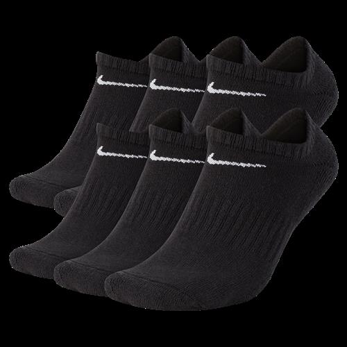 Nike Everyday Cushion-No-Show-træningsstrømper (6 par) - sort