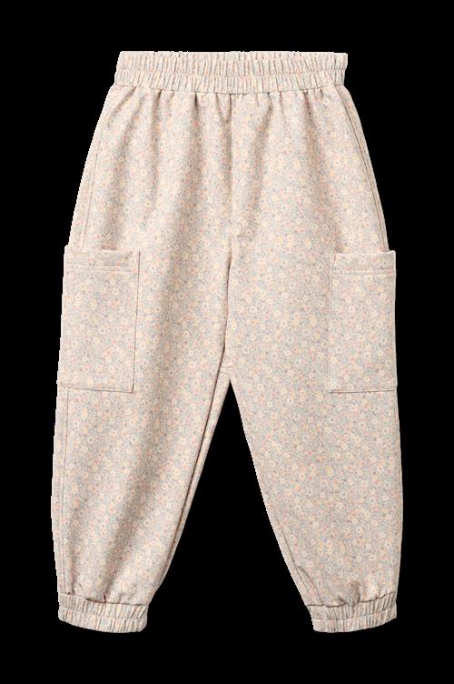Wheat Softshell Trackpants Minno Rose Shadow Flowers Rose Shadow Flowers 128 cm  Lyserød  128 cm  unisex
