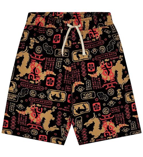 LEGOÂ® Ninjago Badeshorts - LwAiko - Sort m. Print