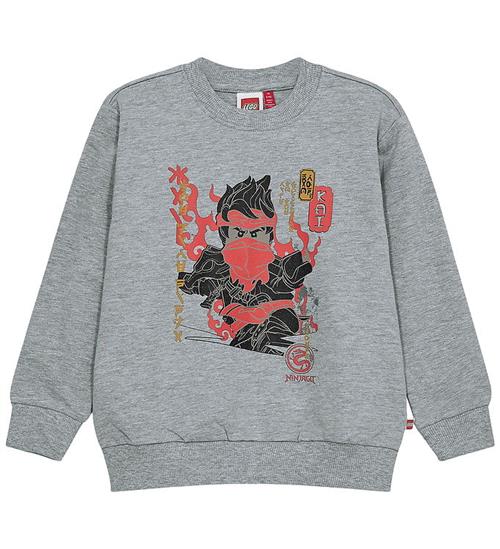 LEGOÂ® Ninjago Sweatshirt - LWSian 205 - Grå m. Print