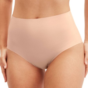 Calida Trusser Natural Skin Seamless High-Waist Brief Sort Large Dame