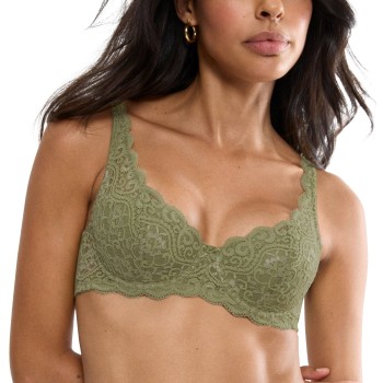 Triumph BH Amourette Wired Bra With Lace Oliven F 75 Dame