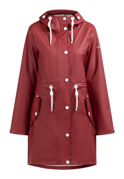 DreiMaster Maritim Funktionsfrakke  carminrød / hvid