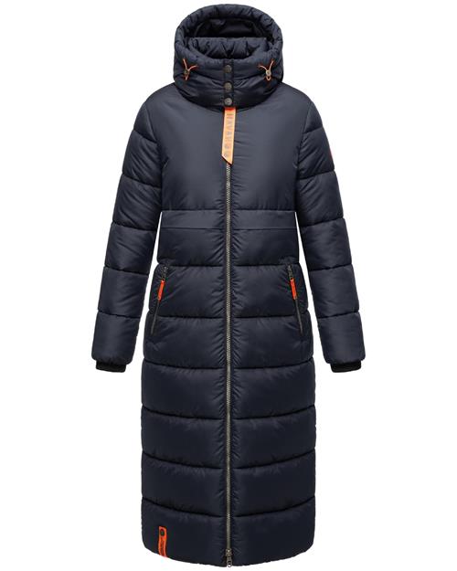 NAVAHOO Vinterfrakke 'Kristallblume'  navy