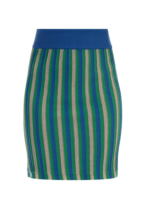 faina Nederdel  sand / blå / grøn