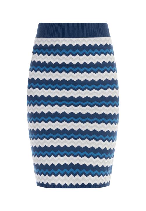 faina Nederdel  blå / mørkeblå / hvid