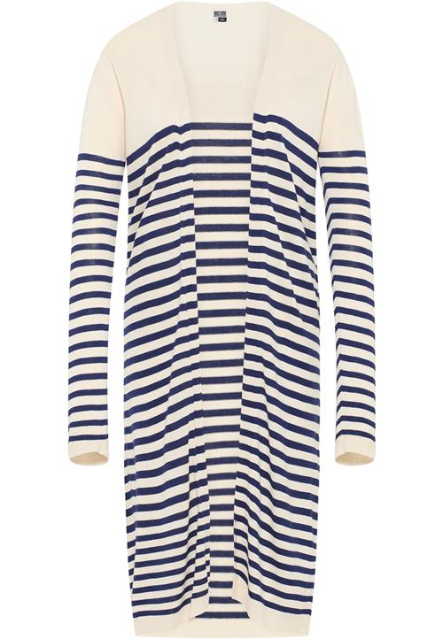 Se DreiMaster Maritim Cardigan  creme / mørkeblå hos About You