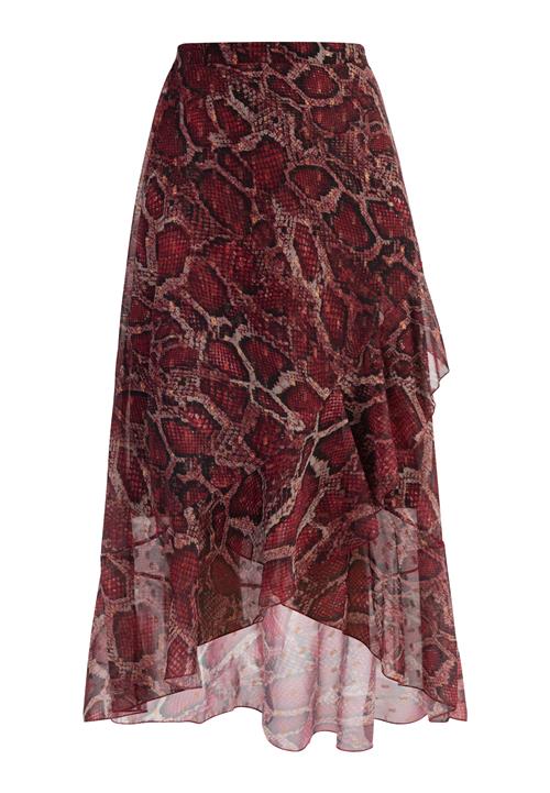 faina Nederdel  sand / stone / rubinrød / sort