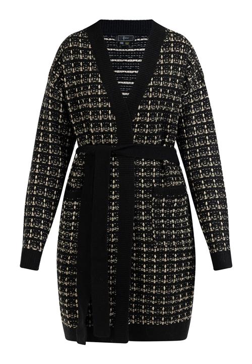 faina Cardigan  guld / sort