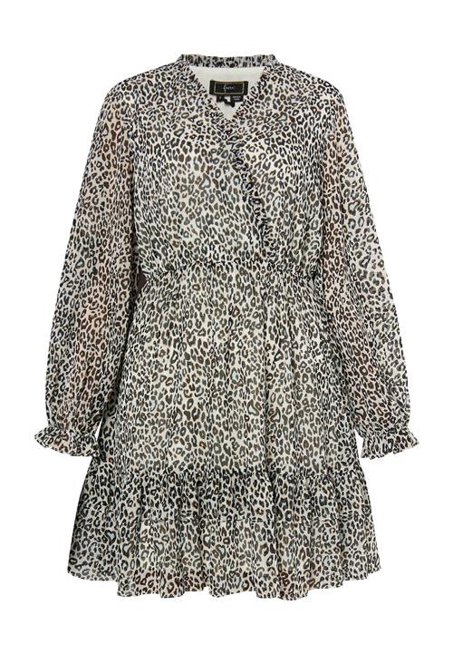 faina Sommerkjole  guld / sort / hvid