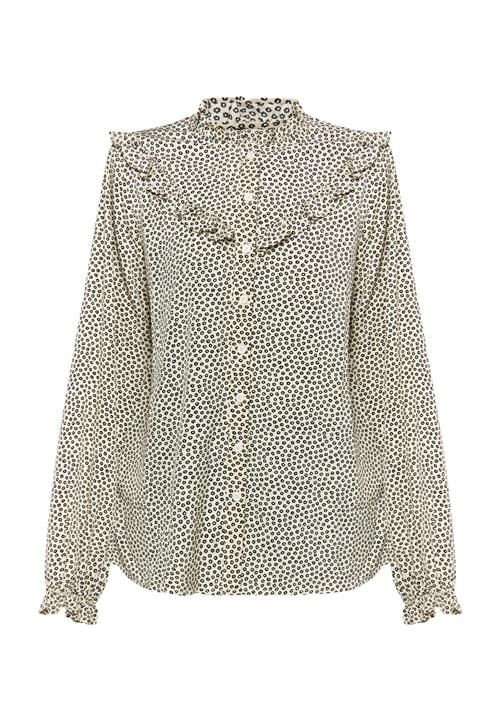 DreiMaster Vintage Bluse 'Imane'  creme / sort