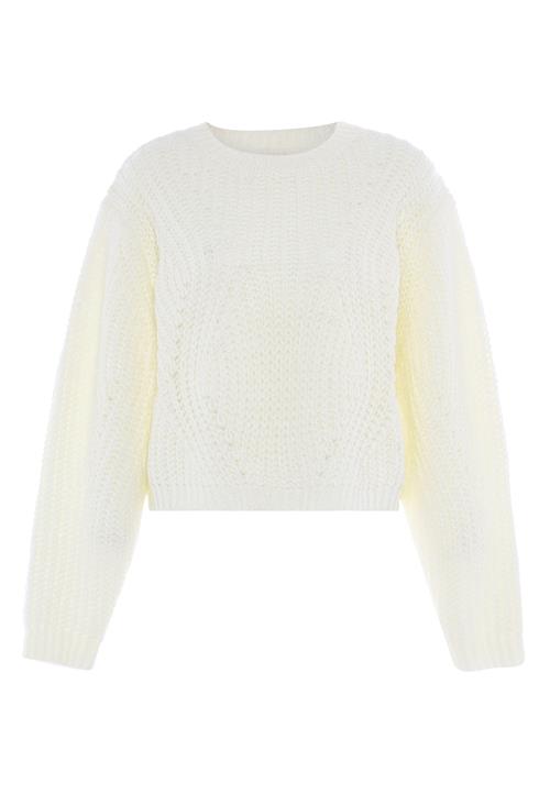 IZIA Pullover  uldhvid