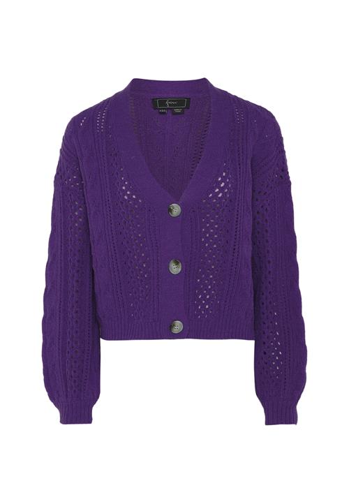 faina Cardigan  mørkelilla