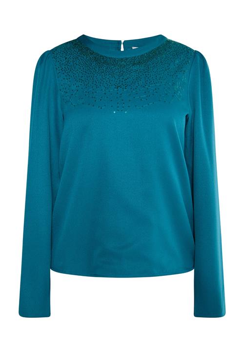 Se Usha Bluse  petroleum hos About You