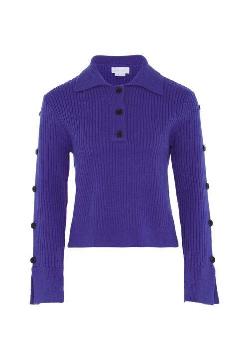 BLONDA Pullover  violetblå