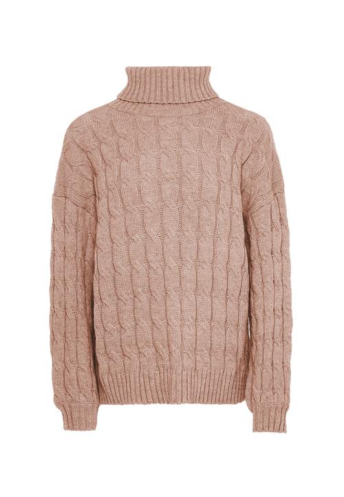BLONDA Pullover  mørkebeige