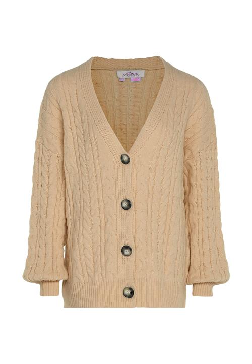 aleva Cardigan  mørkebeige