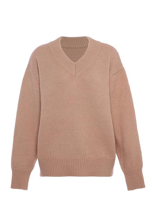 Libbi Pullover  mørkebeige