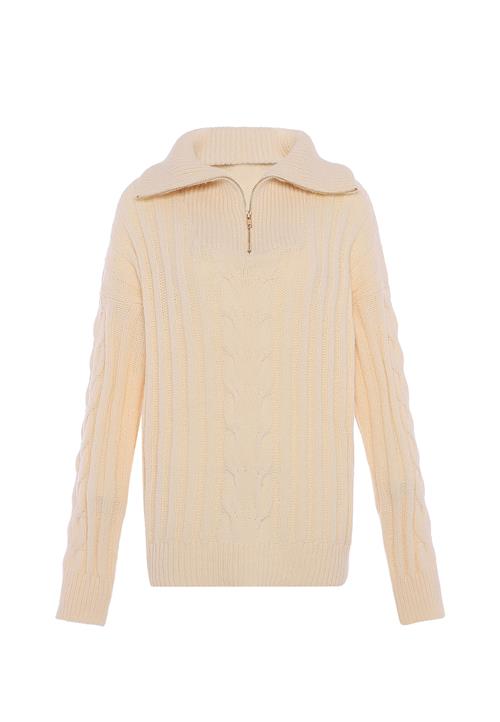 aleva Pullover  uldhvid