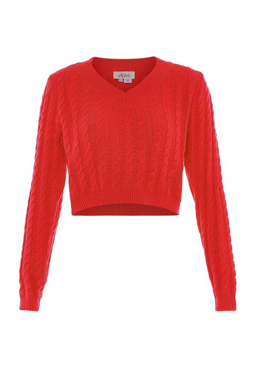 aleva Pullover  rød