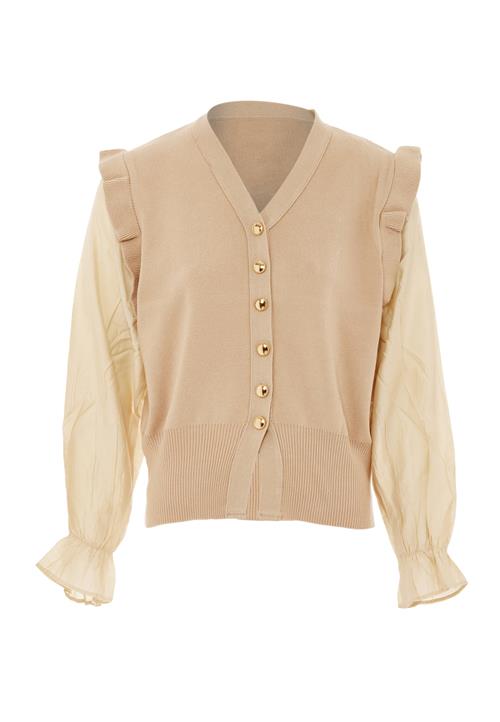 NAEMI Cardigan  beige