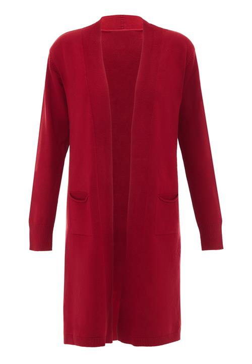 SANIKA Cardigan  rubinrød