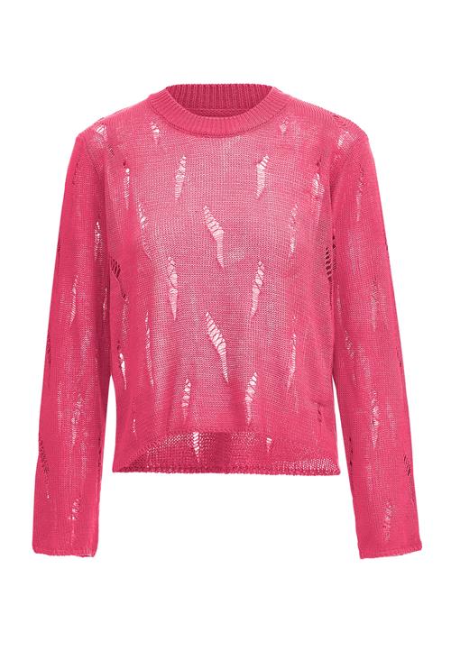 swirly Pullover  magenta