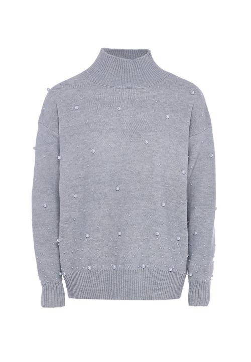 nascita Pullover  basalgrå / perlehvid