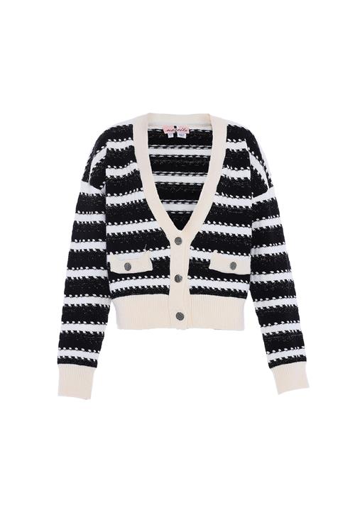 nascita Cardigan  sort / hvid