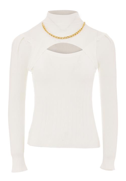 nascita Pullover  guld / hvid