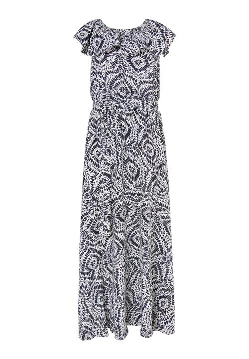 IZIA Sommerkjole  blå / sort / hvid