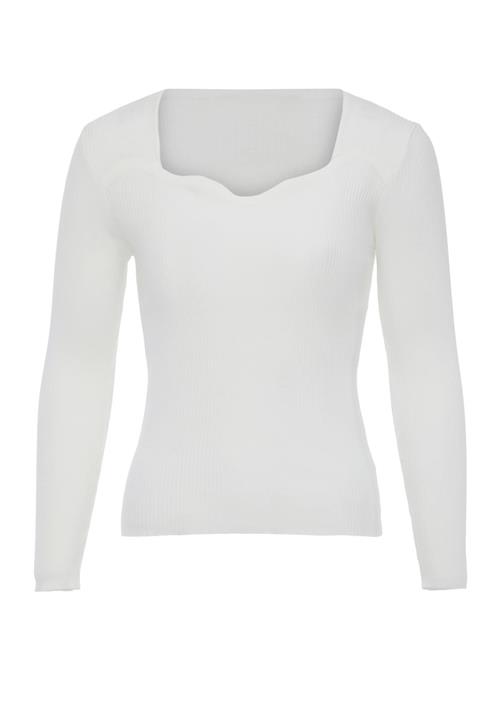 aleva Pullover  uldhvid