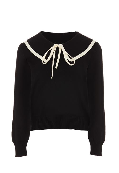 NAEMI Pullover  sort / hvid