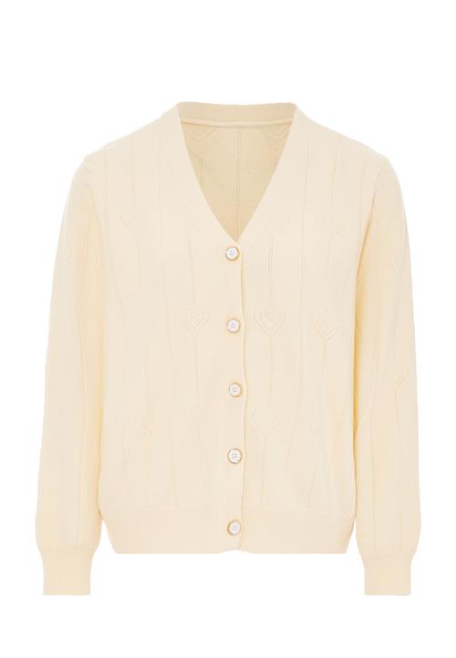 SANIKA Cardigan  uldhvid