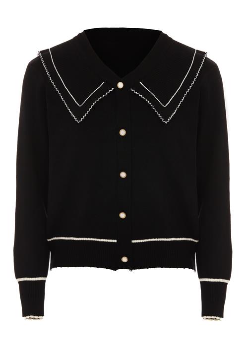 NAEMI Cardigan  guld / sort / hvid