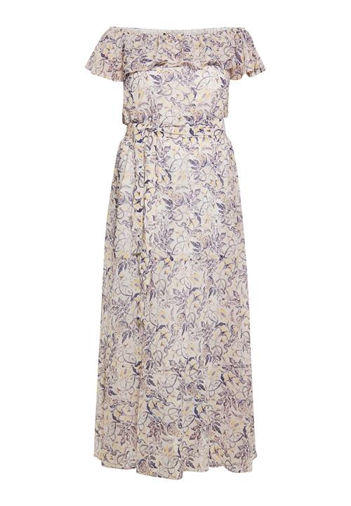 faina Sommerkjole  marin / gul / lilla / offwhite