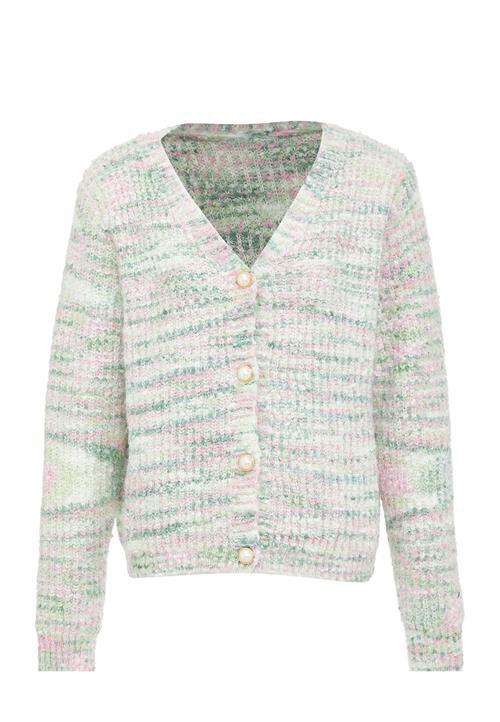 Sidona Cardigan  pastelgrøn / lysegrøn / lyserød / hvid