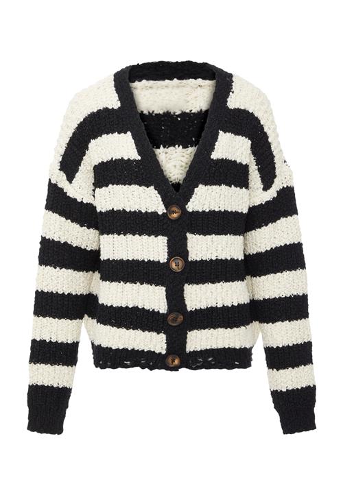 aleva Cardigan  creme / sort