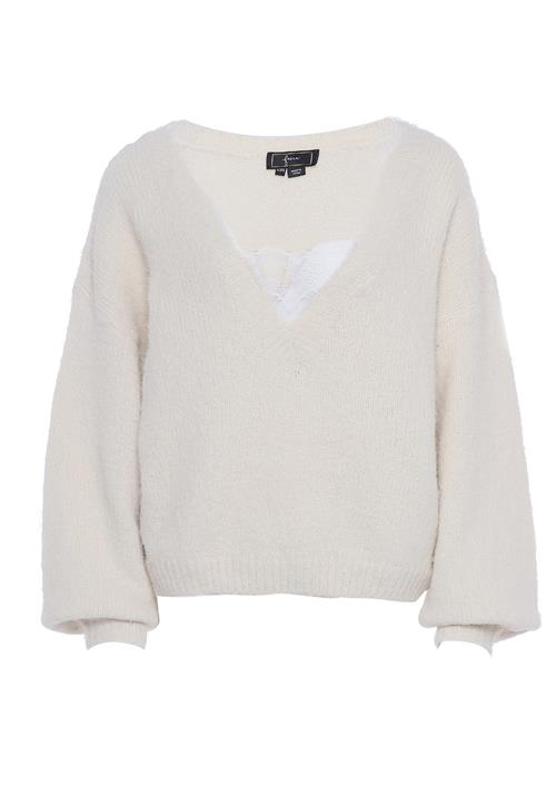 faina Pullover  hvid / uldhvid