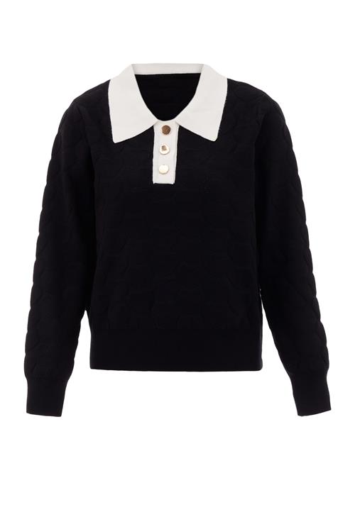 NAEMI Pullover  sort / hvid